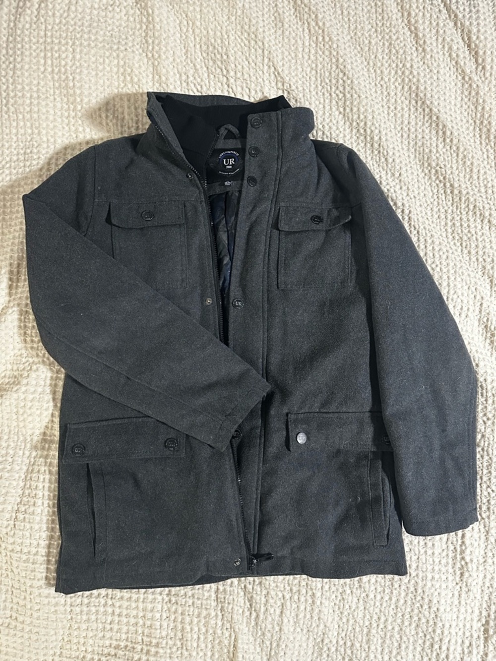 URBAN REPUBLIC Youth Dark Grey Field Jacket